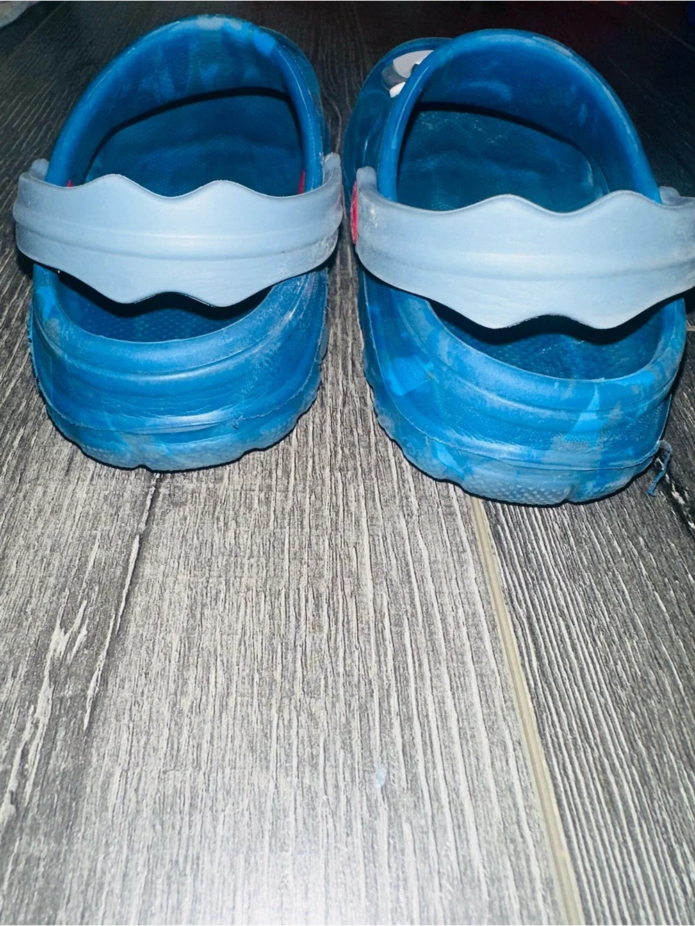 Kids Blue Shark Clogs - Comfortable Slip-On Water Shoes